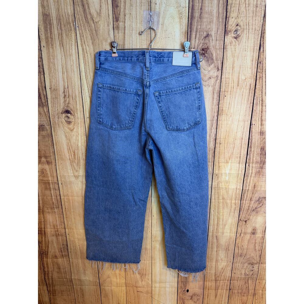 Citizens of Humanity High Rise Wide Legged Raw Hem Button Fly Jeans Size 27 - Picture 4 of 12